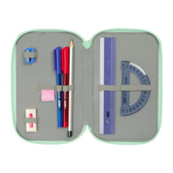 PLUMIER TRIPLE 37 PCS PRINCESAS DISNEY "BLOOM" SAFTA25 ENERO 412580857