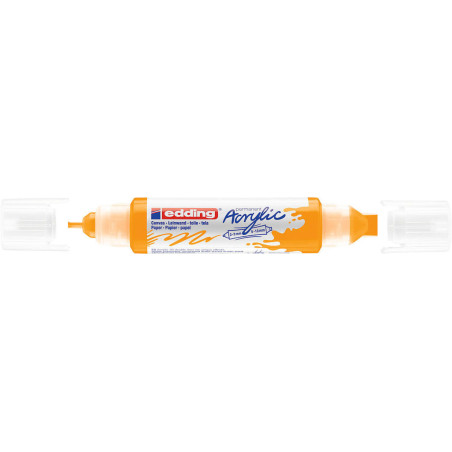 MARCADOR EDDING N.º 5400 ACRILICO 3D 2-3 / 5-10 MM AMARILLO SOL COLOR 906 UNIDAD