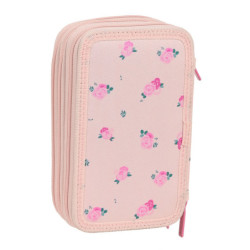 ESTUCHE CREMA. TRIPLE 36 PCS SAFTA "MAGIC GARDEN" 442128857 19,5*12,5 SAFTA22