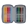 ESTUCHE CREMA. TRIPLE 36 PCS SAFTA "SKATE" 442130857 19,5*12,5 SAFTA22