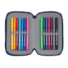 ESTUCHE CREMA. TRIPLE 36 PCS SAFTA "SKATE" 442130857 19,5*12,5 SAFTA22