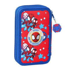 ESTUCHE CREMA DOBLE PEQ 28 PCS SPIDEY 442132854 19,5*12,5 SAFTA22