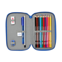 ESTUCHE CREMA DOBLE PEQ 28 PCS SPIDEY 442132854 19,5*12,5 SAFTA22