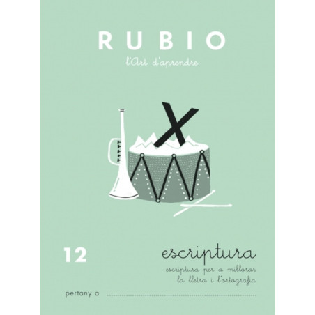 RUBIO CALIGRAFIAS VALENCIANO Nº12 PTE 10U