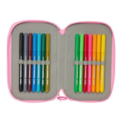 PLUMIER TRIPLE 37 PCS BLACKFIT8 "SMILE" SAFTA26 442527857 19,5X12,5 UNIDAD