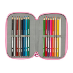 PLUMIER TRIPLE 37 PCS BLACKFIT8 "SMILE" SAFTA26 442527857 19,5X12,5 UNIDAD
