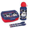SET DE BOTELLA Y SANDWICHERA + CUBIERTOS MICKEY MOUSE "HAPPY SMILES" SAFTA25 ENERO 50163