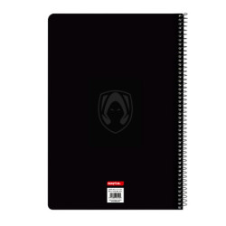 LIBRETA FOLIO 80 H. TAPAS DURAS TEAM HERETICS 512155066 31*21,5 SAFTA22