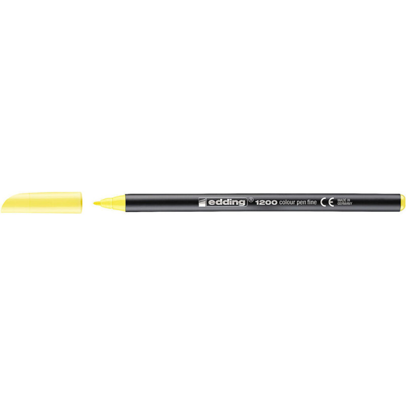 ROTULADOR EDDING 1200 PASTEL AMARILLO 83 C/10U