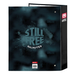 CARPETA F. 4 ANILLAS LOMO ANCHO ECKO UNLTD. "NOMAD" 512244657 33*27 SAFTA22