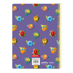 LIBRETA CUARTO 80 H. TAPAS DURAS SUPERTHINGS GUARDIANS OF KAZOOM SAFTA23 ENERO 512270065