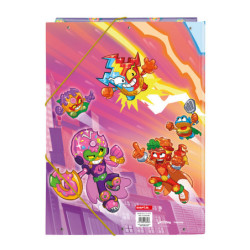 CARPETA FOLIO 3 SOLAPAS SUPERTHINGS GUARDIANS OF KAZOOM SAFTA23 ENERO 512270068