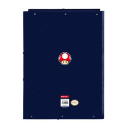 CARPETA FOLIO 3 SOLAPAS SUPER MARIO 512308068 SAFTA23 VAC