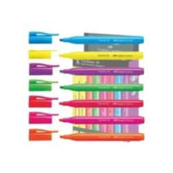 MARCD.FLUOR FABER-CASTELL TEXTLINER 38 REDONDO BLISTER 8 UDS COLORES SURTIDOS 157778