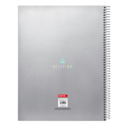 BLOC A4 MICRO120 H BENETTON "SILVER" 512353064 SAFTA24
