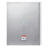 BLOC A4 MICRO120 H BENETTON "SILVER" 512353064 SAFTA24