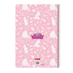 LIBRETA FOLIO 80 H. TAPAS DURAS PRINCESAS DISNEY "MAGICAL" SAFTA26 512380066 31X21,5 UNIDAD