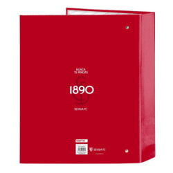 CARPETA F. 4 ANILLAS 35MM LOMO ANCHO SEVILLA FC SAFTA25 ENERO 512465657