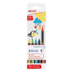 ROTULADOR EDDING 1200 GLITTER PURPURINA BASICOS BLISTER 5 COLORES 4-1200-5-3