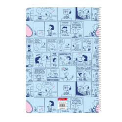 LIBRETA FOLIO 80 H. TAPAS DURAS 1DISEÑO SNOOPY "LOVE" SAFTA25 ENERO 512539066