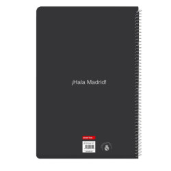 LIBRETA FOLIO 80 H. TAPAS DURAS 1DISEÑO REAL MADRID EQUIP. 25/26 SAFTA26 512554066 31X21,5 UNIDAD