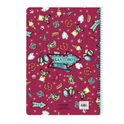 LIBRETA FOLIO 80 H. TAPAS DURAS GORJUSS™ FAIRGROUND "FIREWORKS" SAFTA23 ENERO 522218066