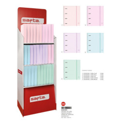 CONTENIDO EXPOSITOR 941 PAPELERIA SAFTA SURT.1 SAFTA26 522301941 190X60 UNIDAD