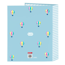 CARPETA F. 4 ANILLAS LOMO ANCHO BLACKFIT8 "FLY WITH ME" 542239657 33*27 SAFTA22