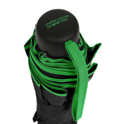 PARAGUAS PLEGABLE MANUAL 54 CM UCB BENETTON BLACK SAFTA23 ENERO 56201