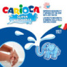 ROTULADOR CARIOCA JUMBO CARTON 24 COLORES SURTIDOS 40570 UNIDAD