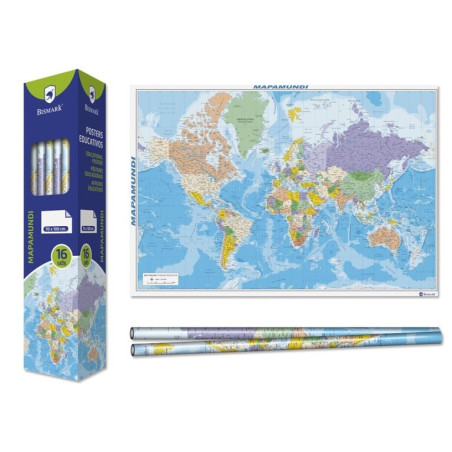 POSTER MAPAMUNDI 70*100 POLITICO POESSA 328694