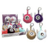LLAVERO POESSA PELUCHE POMPOM MONSTRUOS 326744 UNIDAD