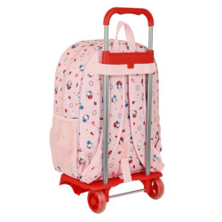 MOCHILA 180+CARRO 905 HELLO KITTY "HAPPINESS GIRL" 612116160 42*33 SAFTA22