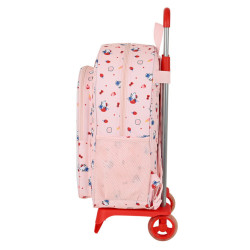 MOCHILA 180+CARRO 905 HELLO KITTY "HAPPINESS GIRL" 612116160 42*33 SAFTA22