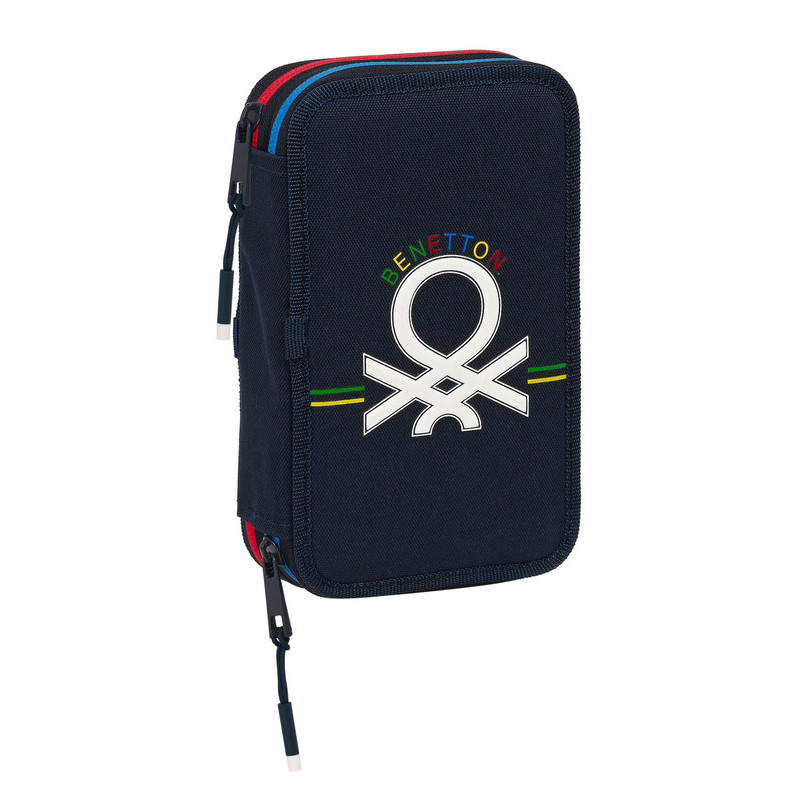 PLUMIER DOBLE PQÑO 28 PCS BENETTON "SIXTIES" SAFTA23 ENERO 412306854