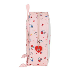 MOCHILA GUARDERIA ADAPT.CARRO HELLO KITTY "HAPPINESS GIRL" 612116232 27*22 SAFTA22