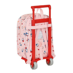 MOCHILA 232+CARRO 805 HELLO KITTY "HAPPINESS GIRL" 612116280 28*22 SAFTA22