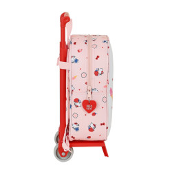 MOCHILA 232+CARRO 805 HELLO KITTY "HAPPINESS GIRL" 612116280 28*22 SAFTA22