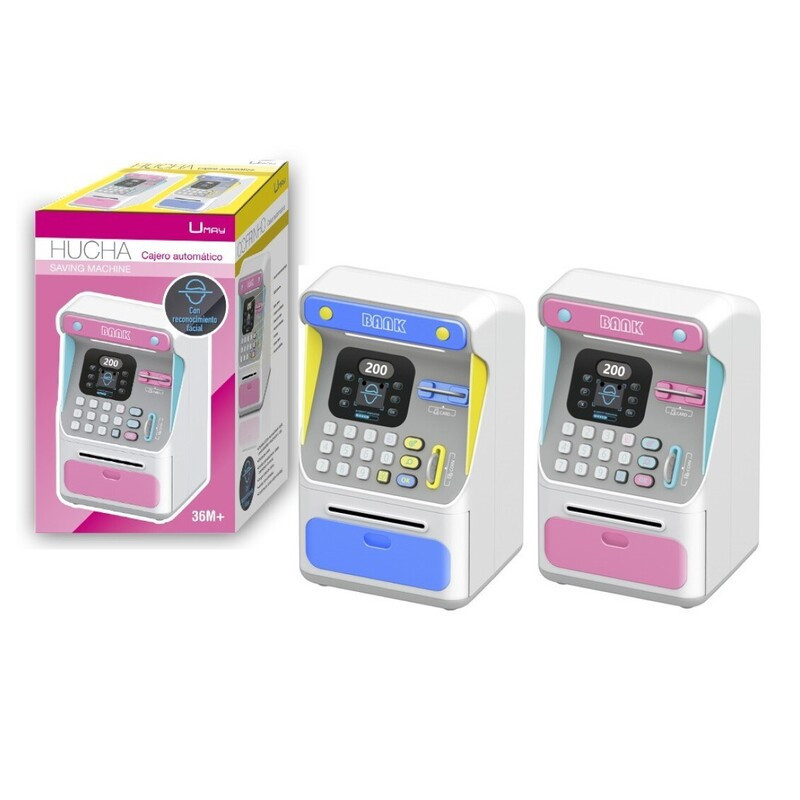 HUCHA DIGITAL CAJERO AUTOMATICO UMAY 2 COLORES 330253 POESSA