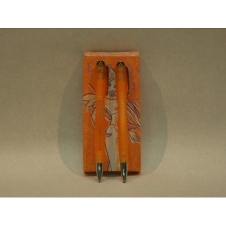 BOLIGRAFO Y PORTAMINAS ASTRO AUT. WITCH NARANJA CAJA REGALO WIT1012 ^