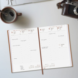 AGENDA MILANO Y11 SVV 2026 MARRON+ FINOCAM26 625124026 168 X 19 X 245 MM