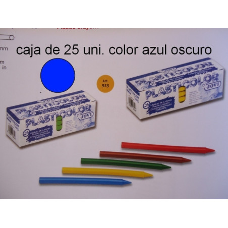 CERAS JOVI PLASTICOLOR GRANEL AZUL OSCURO C/25