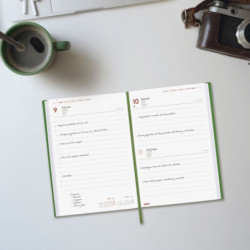 AGENDA MILANO Y10 1DP 2026 VERDE+ FINOCAM26 625163026 143 X 29 X 210 MM