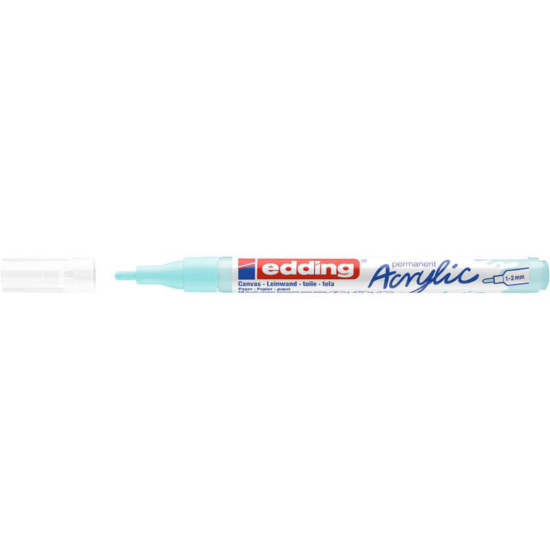 MARCADOR EDDING N.º 5300 ACRILICO 1-2 MM AZUL PASTEL COLOR 916 UNIDAD