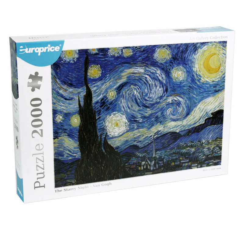 PUZZLE EUROPRICE 2000 PZAS ARTE VAN GOGH NOCHE ESTRELLADA PUA0561