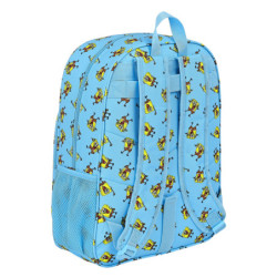 MOCHILA DE 33 CM ADAPT.CARRO BOB ESPONJA "POSITIVE VIBES" 612191180 42*33 SAFTA22