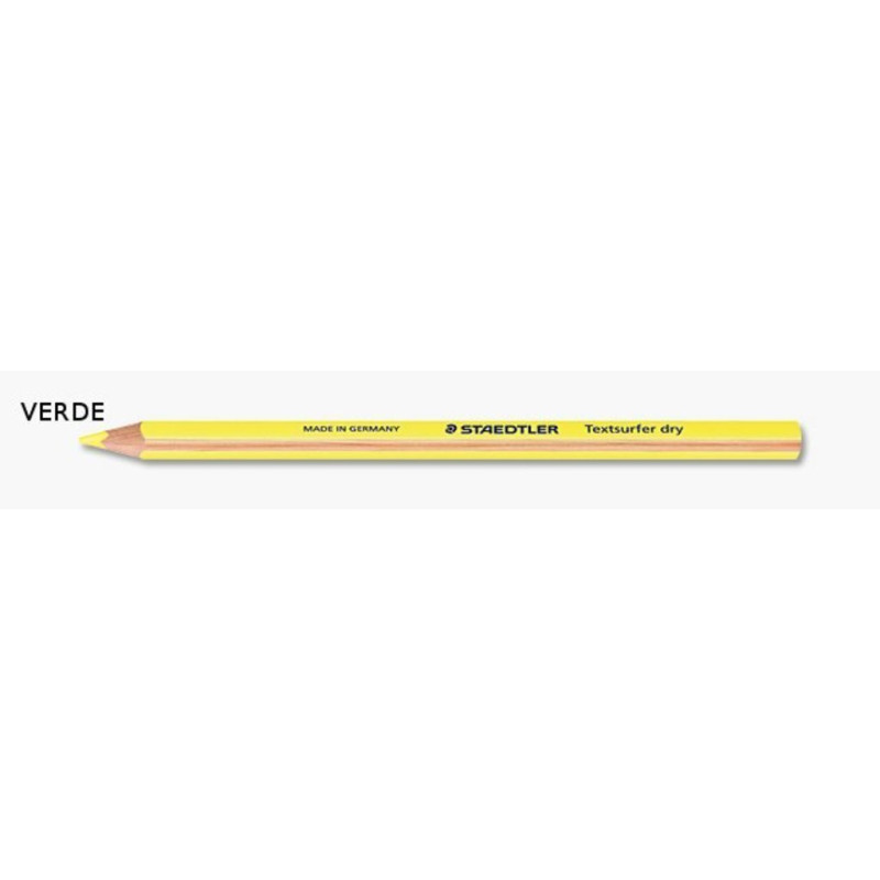 MARCD.FLUOR LAPIZ STAEDTLER TEXTSURFER DRY VERDE C/12U