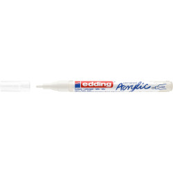 MARCADOR EDDING N.º 5300 ACRILICO 1-2 MM BLANCO COLOR 922 UNIDAD