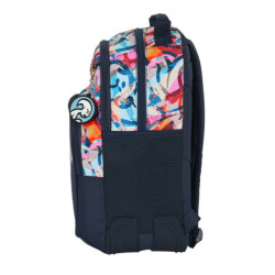 MOCHILA DOBLE ADAPTABLE EL NIÑO "LIFE IS FUN" 612207773 42*32 SAFTA22