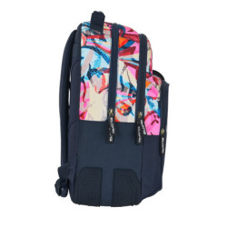MOCHILA DOBLE ADAPTABLE EL NIÑO "LIFE IS FUN" 612207773 42*32 SAFTA22
